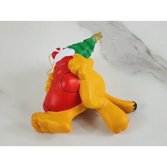 Garfield w/ Tree Ornament 4" Christmas Stocking Holidays 90's Kurt Adler Vintage - Picture 9 of 15